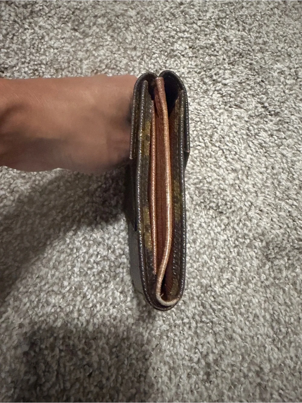 “Pre-loved” Authentic Louis Vuitton Monogram Canvas compact Wallet